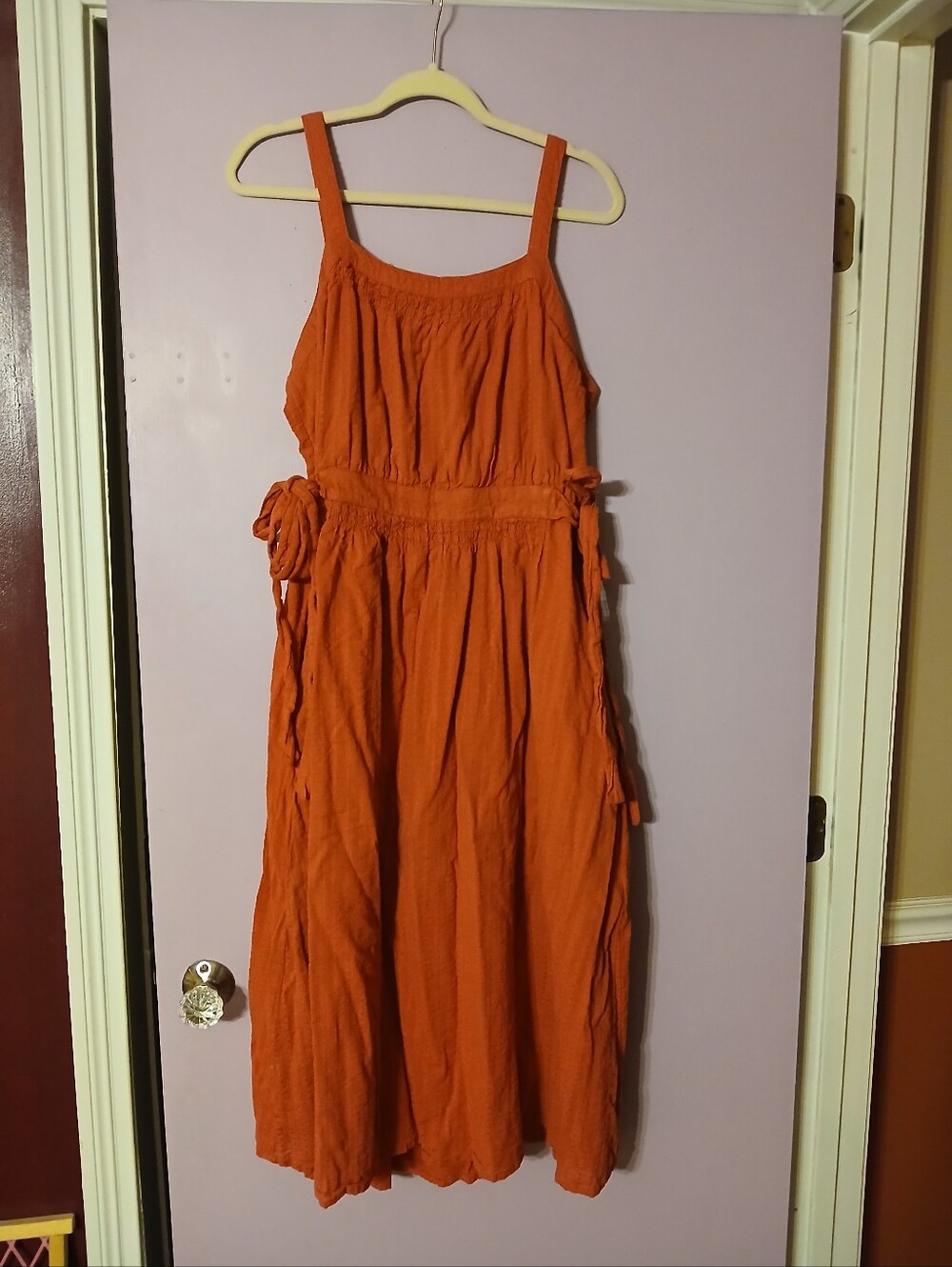 Salmon Red Sundress